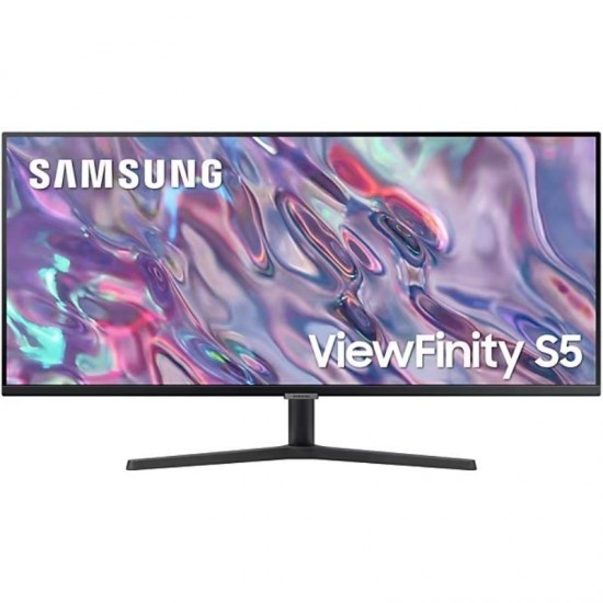 Monitor profesional ultraparonámico samsung viewfinity s5 s34c500gau 34'/ uwqhd/ negro