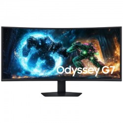 Monitor Gaming Ultrapanorámico Curvo Samsung Odyssey G7 S40FG756EU 40'/ 5K2K/ 1ms/ 180Hz/ VA/ Regulable en altura/ Negro