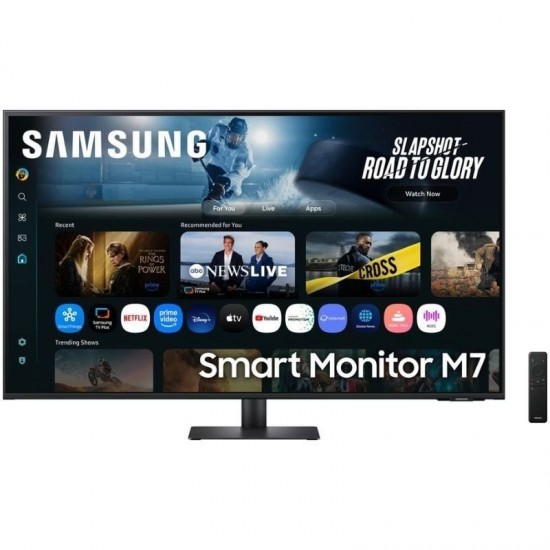 Smart monitor samsung m7 s43fm700uu 43'/ 4k/ multimedia/ smart tv/ negro