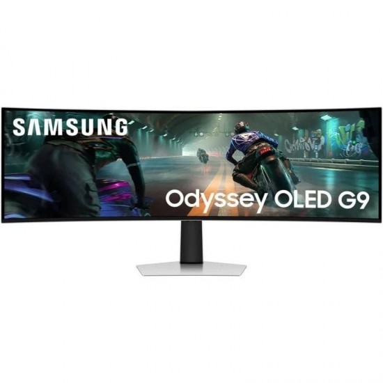 Monitor ultrapanorámico curvo gaming samsung odyssey oled g9 g91sd s49dg910su 49'/ dual qhd/ multimedia/ 0.03ms/ 144hz/ oled/