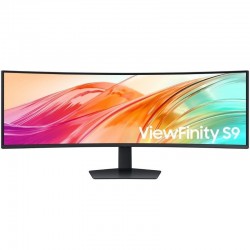 Monitor Profesional Ultraparonamico Curvo Samsung ViewFinity S9 S95UF S49F950UAU 49'/ Dual QHD/ Multimedia/ Regulable en altura/ Negro