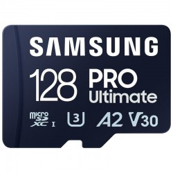 Tarjeta de Memoria Samsung Pro Ultimate 128GB microSD XC con Adaptador/ Clase 10/ 200MBs Tarjeta de Memoria Samsung Pro Ultimate 128GB microSD XC con Adaptador/ Clase 10/ 200MBs