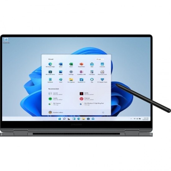 Portátil convertible samsung galaxy book5 360 intel core ultra 5-256v/ 16gb/ 512gb ssd/ 15.6' táctil/ win11 pro