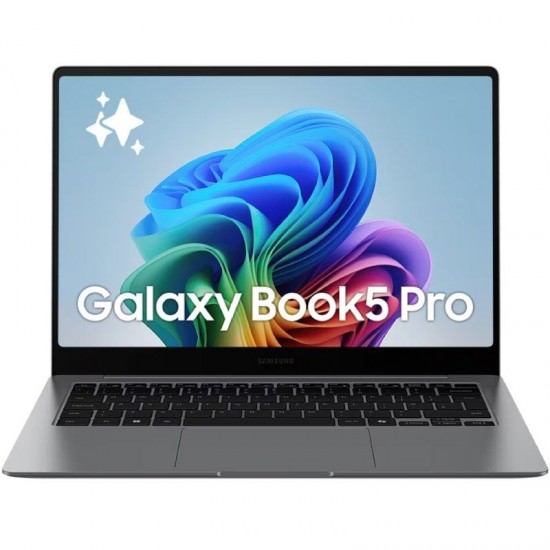Portátil samsung galaxy book5 pro intel core ultra 7-256v/ 16gb/ 512gb ssd/ 14' tactil/ win11 pro