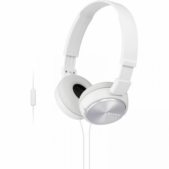 Auriculares sony mdrzx310apw/ con micrófono/ jack 3.5/ blancos