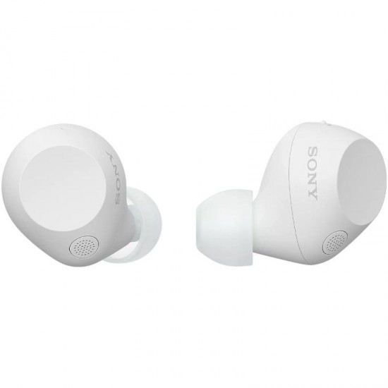 Auriculares bluetooth sony wf-c710n con estuche de carga/ autonomía 12h/ blancos