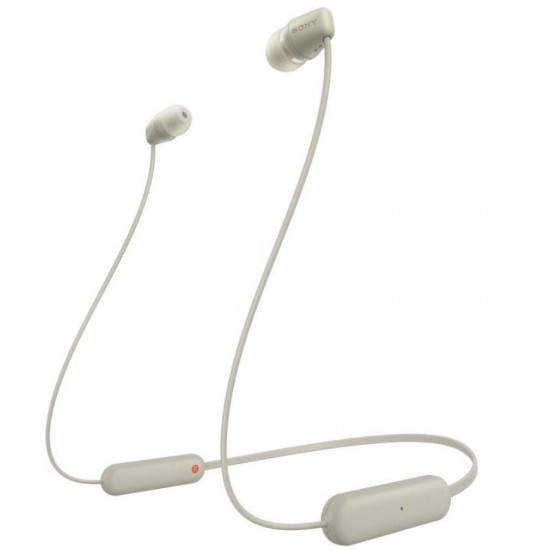 Auriculares inalámbricos intrauditivos sony wi-c100/ con micrófono/ bluetooth/ beige Auriculares inalámbricos intrauditivos sony wi-c100/ con micrófono/ bluetooth/ beige