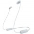 Auriculares Inalámbricos Intrauditivos Sony WI-C100/ con Micrófono/ Bluetooth/ Blancos