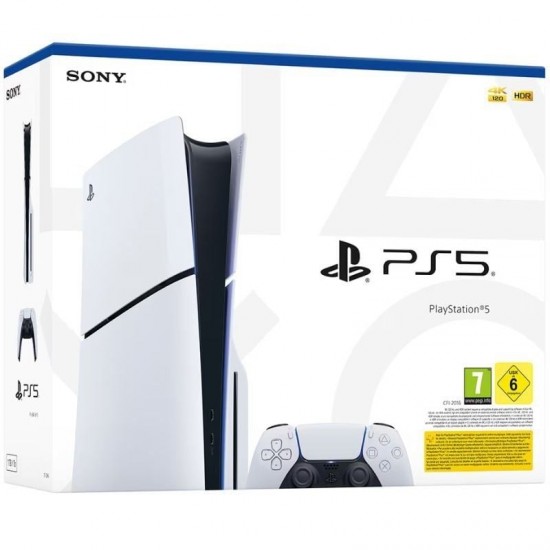 Consola sony playstation 5 - ps5 slim estándar 1tb/ incluye mando dual sense y juego preinstalado astro's playroom/ chassis d