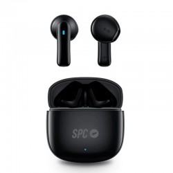 Auriculares Bluetooth SPC Zion 2 Play con estuche de carga/ Autonomía 7h/ Negros