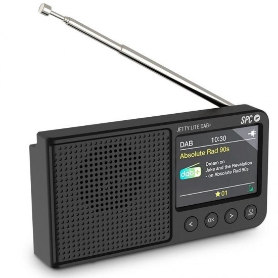 Radio portátil spc jetty lite dab+/ negra Radio portátil spc jetty lite dab+/ negra