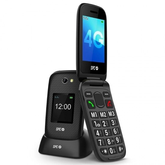 Teléfono móvil spc harmony 2 4g para personas mayores/ negro Teléfono móvil spc harmony 2 4g para personas mayores/ negro