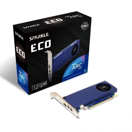 Tarjeta gráfica sparkle intel arc a310 eco/ 4gb gddr6/ compatible con perfil bajo Tarjeta gráfica sparkle intel arc a310 eco/ 4gb gddr6/ compatible con perfil bajo
