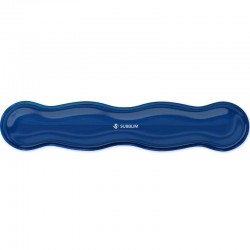 Reposamuñecas Subblim Ergo Cristal Flex/ Azul Oscuro