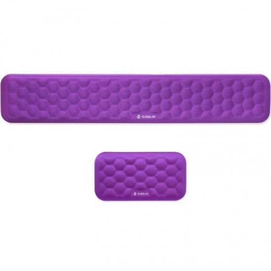Pack de 2 reposamuñecas subblim ergo airpadding/ purpura Pack de 2 reposamuñecas subblim ergo airpadding/ purpura
