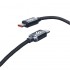 Cable USB 2.0 Tipo-C Subblim Optimus/ USB Tipo-C Macho - USB Tipo-C Macho/ Hasta 60W/ 480Mbps/ 2m/ Negro
