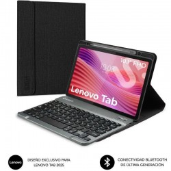 Funda con Teclado Subblim Shock Case Lenovo Tab 10.1' 2025/ Negra Funda con Teclado Subblim Shock Case Lenovo Tab 10.1' 2025/ Negra