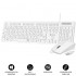 Teclado y Ratón Subblim Combo Business Slim Silencioso Inalámbrico/ Blanco