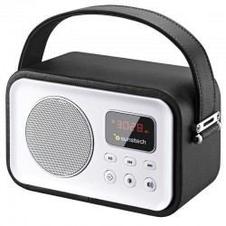Radio Portátil Sunstech RPBT450/ a Pilas/ Negra