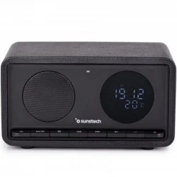 Radio Portátil Sunstech RPBT460/ con Batería/ Negra
