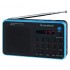 Radio Portátil Sunstech RPDS32BL/ con Batería/ Negra y Azul