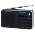 Radio Portátil Sunstech RPD32SL/ con Batería/ Negra y Plateada