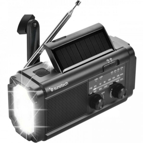 Radio portátil sunstech rpe25/ negra
