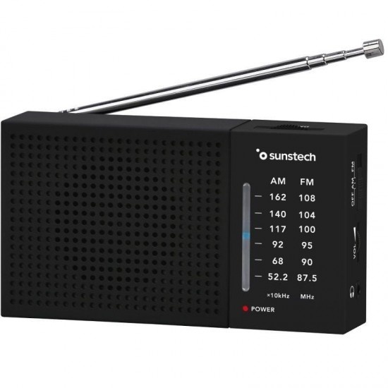 Radio portátil sunstech rps412/ negra