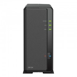 NAS Synology Diskstation DS124/ 1 Bahía 3.5'- 2.5'/ 1GB DDR4/ Formato Torre