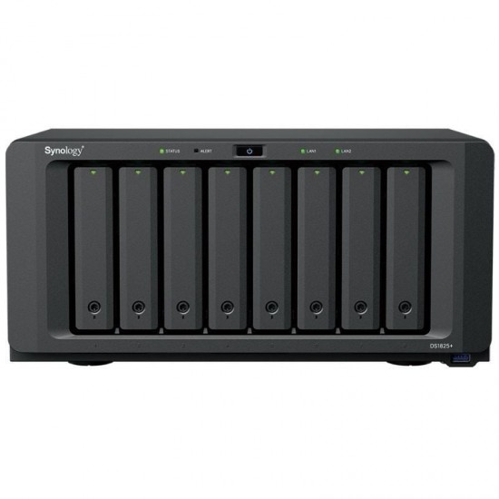 Nas synology diskstation ds1825+/ 8 bahías 3.5'- 2.5'/ 8gb ddr4/ formato torre Nas synology diskstation ds1825+/ 8 bahías 3.5'- 2.5'/ 8gb ddr4/ formato torre