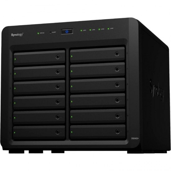 Nas synology diskstation ds2422+/ 12 bahías 3.5'- 2.5'/ 4gb ddr4/ formato torre Nas synology diskstation ds2422+/ 12 bahías 3.5'- 2.5'/ 4gb ddr4/ formato torre