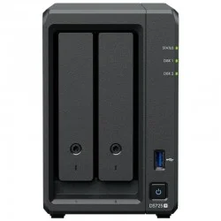NAS Synology Diskstation DS725+/ 2 Bahías 3.5'- 2.5'/ 8GB DDR4/ Formato Torre NAS Synology Diskstation DS725+/ 2 Bahías 3.5'- 2.5'/ 8GB DDR4/ Formato Torre