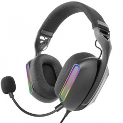 Auriculares Gaming con Micrófono Mars Gaming MH-PRO/ Jack 3.5/ USB/ Negros