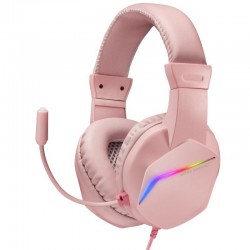 Auriculares Gaming con Micrófono Mars Gaming MH122/ Jack 3.5/ Rosas