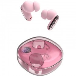 Auriculares Bluetooth Mars Gaming MHIB2 con estuche de carga/ Autonomía 7h/ Rosa