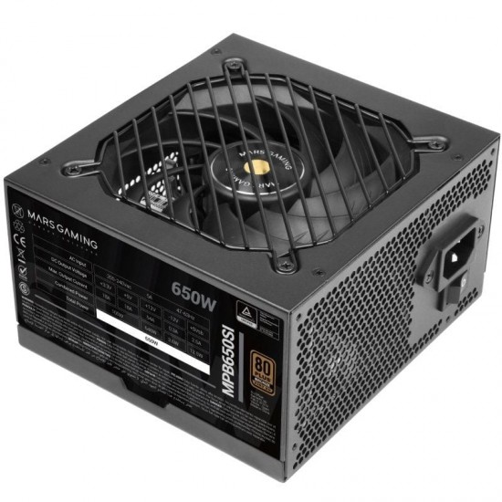 Fuente de alimentación mars gaming mpb650si/ 650w/ ventilador 12cm/ 80 plus bronze Fuente de alimentación mars gaming mpb650si/ 650w/ ventilador 12cm/ 80 plus bronze