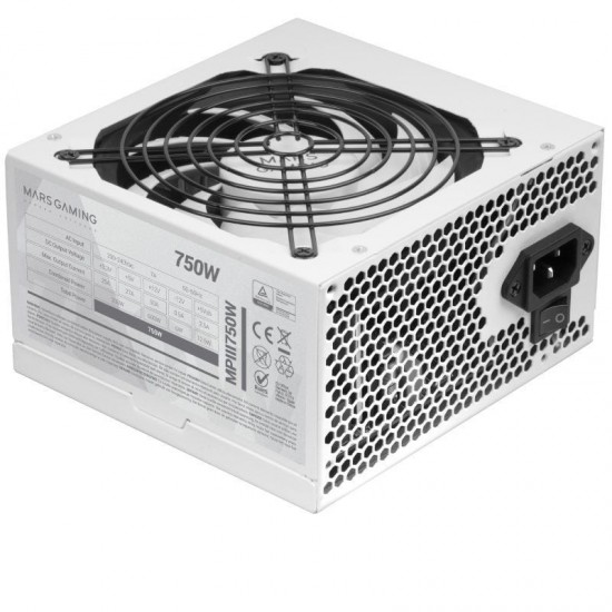 Fuente de alimentación mars gaming mpiii750w/ 750w/ ventilador 12cm Fuente de alimentación mars gaming mpiii750w/ 750w/ ventilador 12cm