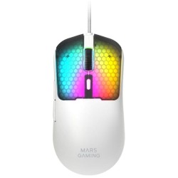 Ratón Gaming Mars Gaming MM-Viper/ Hasta 12800 DPI/ Blanco Ratón Gaming Mars Gaming MM-Viper/ Hasta 12800 DPI/ Blanco