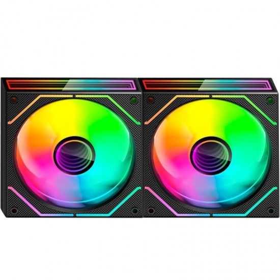 Pack 2 ventiladores mars gaming mf-3dprox2r/ 12cm/ argb