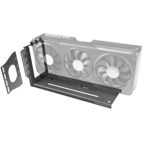 Soporte para tarjeta gráfica mars gaming mca-gcv/ compatibilidad universal/ negro