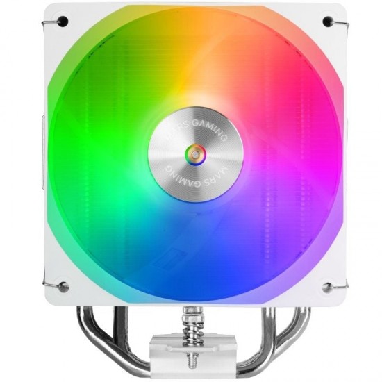 Ventilador con disipador mars gaming mcpu-x4argb/ 12cm/ blanco Ventilador con disipador mars gaming mcpu-x4argb/ 12cm/ blanco