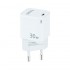 Cargador de Pared GaN TooQ TQWC-GANPD30WT/ 1xUSB Tipo-C/ 30W
