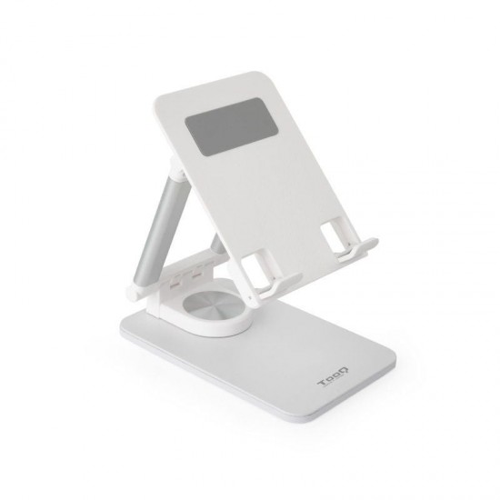 Soporte para smartphone/tablet tooq ph-hermes-luna/ blanco