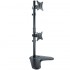 Soporte de Sobremesa para 2 Monitores TooQ DB1703TNV-B/ Giratorio/ Inclinable/ hasta 9kg