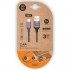 Cable USB 2.0 Tipo-C Tech One Tech TEC2023/ USB Tipo-C Macho - USB Macho/ 2m/ Gris