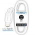 Cable USB 2.0 Lightning Tech One Tech TEC2902/ Lightning Macho - USB Macho/ 1m/ Blanco
