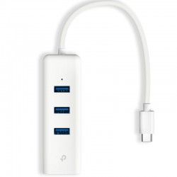 Hub USB Tipo-C 3.0 TP-Link UE330C/ 3xUSB/ 1xRJ45/ Blanco