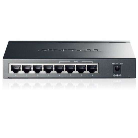 Switch tp-link tl-sg1008p 8 puertos/ rj-45 10/100/1000 poe Switch tp-link tl-sg1008p 8 puertos/ rj-45 10/100/1000 poe