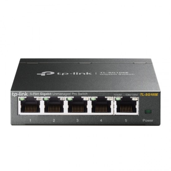 Switch tp-link easy smart tl-sg105e v2 5 puertos/ rj-45 10/100/1000 Switch tp-link easy smart tl-sg105e v2 5 puertos/ rj-45 10/100/1000