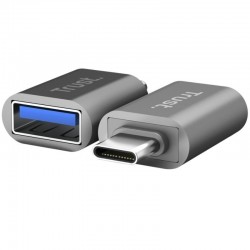 Adaptador USB 3.0 Trust Calyx 26221/ USB Tipo-C Macho - USB Hembra Adaptador USB 3.0 Trust Calyx 26221/ USB Tipo-C Macho - USB Hembra